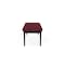 Lesro Lenox Steel 3 Seat Bench, Wine/Mulberry (Red) Seat, Wine/Mulberry Back, 67 W 21 L 18.5 H LS3001 - alternate 3
